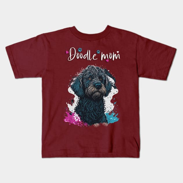 Doodle Dog Owner: Doodle mom! Kids T-Shirt by YeaLove